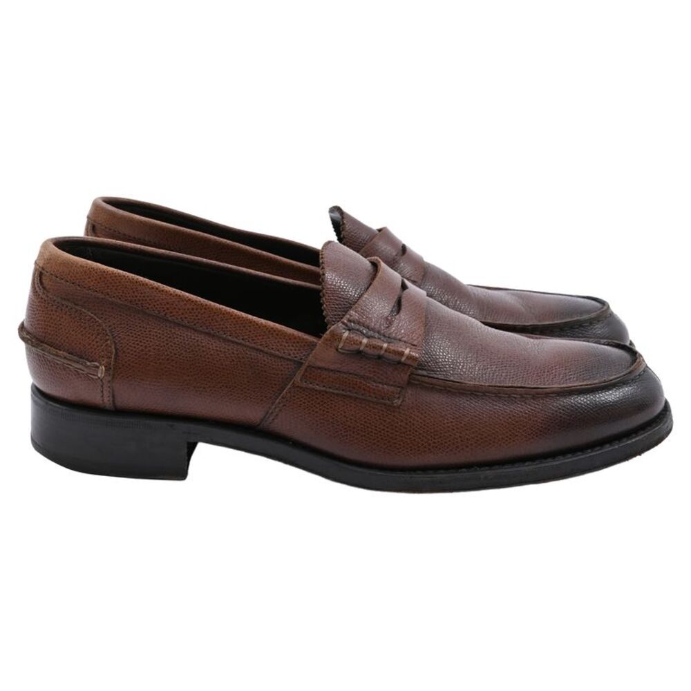 Tom Ford Penny Loafers in Brown Leather
